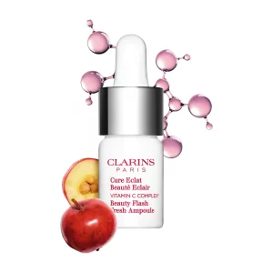 C'est le petit format du sérum Clarins grâce à la Vitamine C, il permet de retarder le vieillissement.