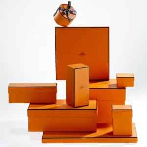 boite hermès couleur orange