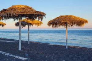 Perissa Beach Santorin